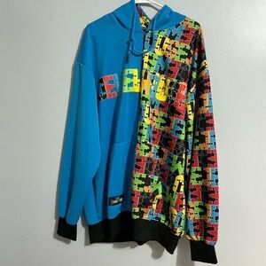 Jewel House Colorful Puzzle Piece Hoodie size 3X
